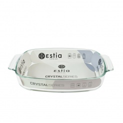 Ταψί Πυρίμαχο Ορθογώνιο Crystal 34x22x6cm 2.9lt Estia