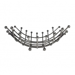 Φρουτιέρα Inox Nickel Black Estia