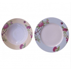 Σερβίτσιο Φαγητού 20τμχ Flower AB Porcelain