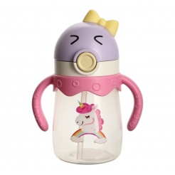 Παγούρι Παιδικό HAPPY LAVENDER PINK 350ML Estia