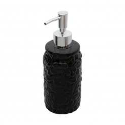 Σαπουνοθήκη Αντλία Dolomite Μαύρη 360ml Estia