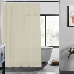 Κουρτίνα Μπάνιου Αδιάβροχη Peva 180X200cm Biege Estia