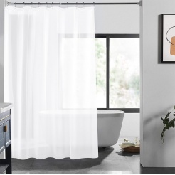 Κουρτίνα Μπάνιου Αδιάβροχη Peva 180X200cm White Estia