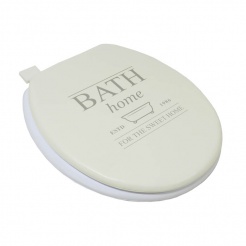 Καπακι Τουαλέτας Μαλακό Μπεζ Bath 26-36x39εκ.Ankor
