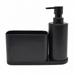 Dispenser Με Θήκη Inox Μαύρη 20,3X7X17,5Εκ. Ankor 
